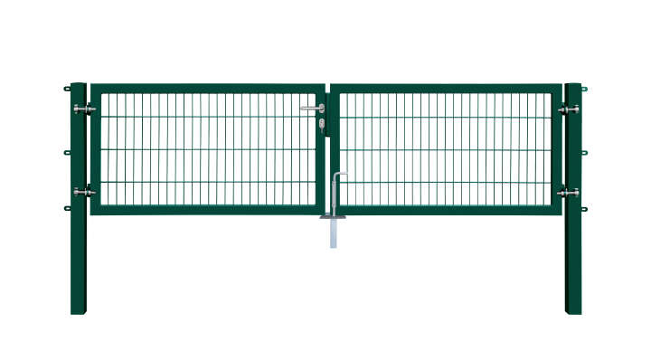 Gartentor 6/5/6 mm 2-flügelig